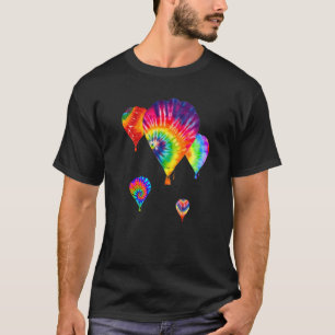 Liefde Heet Luchtballon TieDye Ballonvaren Hobby K T-shirt