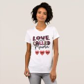 Liefde heet mama, mam Gift T-shirt (Voorkant volledig)
