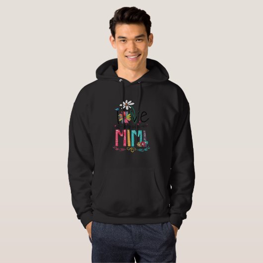 Liefde heet Mimi Png Svgmimi Hoodie (Voorkant volledig)
