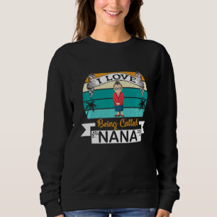 Liefde heet Nana Fun Grandmoeder Grandma Gr Trui
