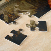 Liefde heilig en profane liefde van Titiaan Legpuzzel (Zijkant)