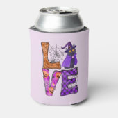 Liefde - Heks Zwarte Kat Blikjeskoeler (Blikje Achterkant)