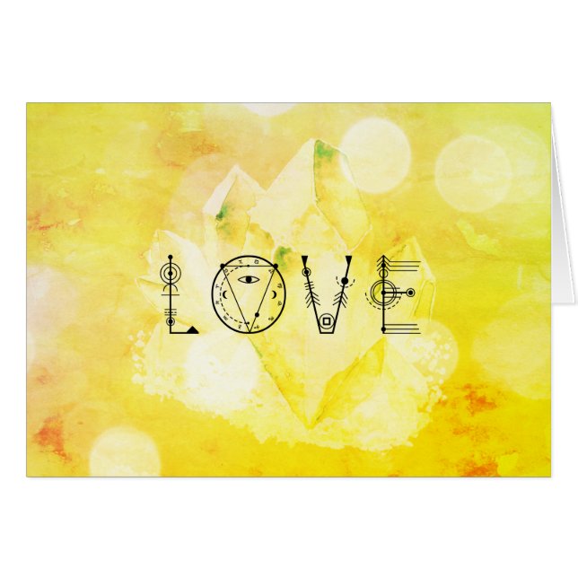 *~* LIEFDE Helder Geel Goud Groen (Voorkant Horizontaal)