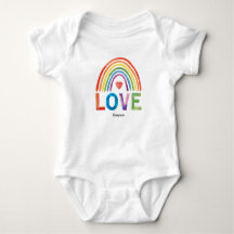 LIEFDE Helder Kleur Regenboog Waterverf Kind Baby
