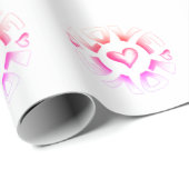 Liefde heldere omslagpapier cadeaupapier (Rol Hoek)