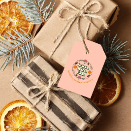 Liefde Herfst Thanksgiving Personaliseer familiena Cadeaulabel