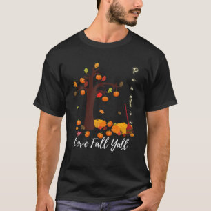 Liefde Herfst Yall, een liefdesgevoel Myhalve it T-shirt