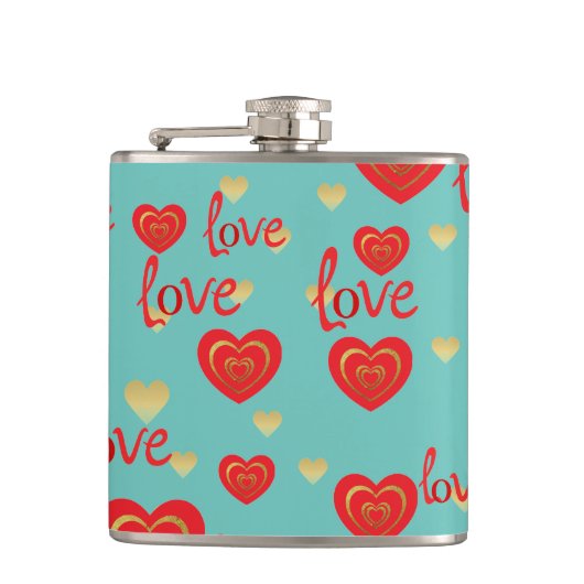 liefde heupfles (Voorkant)