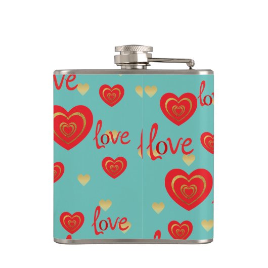 liefde heupfles (Achterkant)