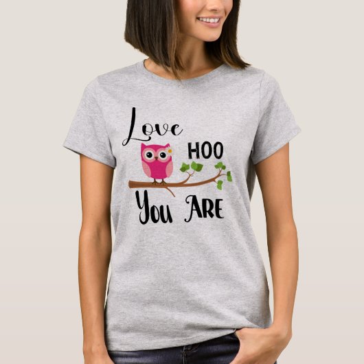 Liefde hoe roze je bent t-shirt (Voorkant)