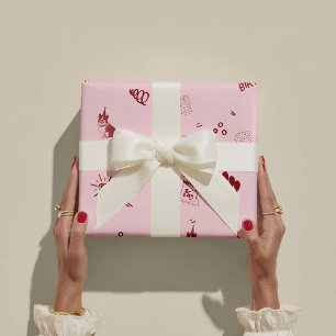 Liefde Hond 1e Verjaardag – Cute Puppy, Ballonnen Cadeaupapier