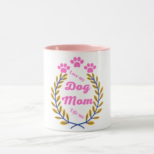 Liefde hond moeder collectie mok (Midden)
