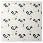 Liefde honden Art Ceramic Tile Tegeltje (Voorkant)
