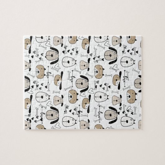 Liefde honden legpuzzel (Horizontaal)