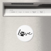 Liefde. Honden van katten poten. Dierendag. Magneet (Insitu (Vaatwasser))