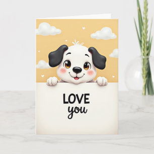Liefde Hondje Kaart