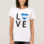 Liefde - Honduras vlag T-shirt (Voorkant)