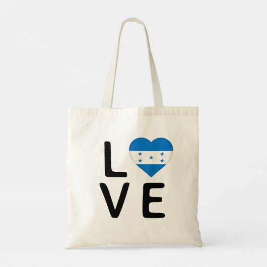 Liefde - Honduras vlag Tote Bag (Achterkant)