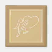 LIEFDE (HONING) MAGNEET (Voorkant)