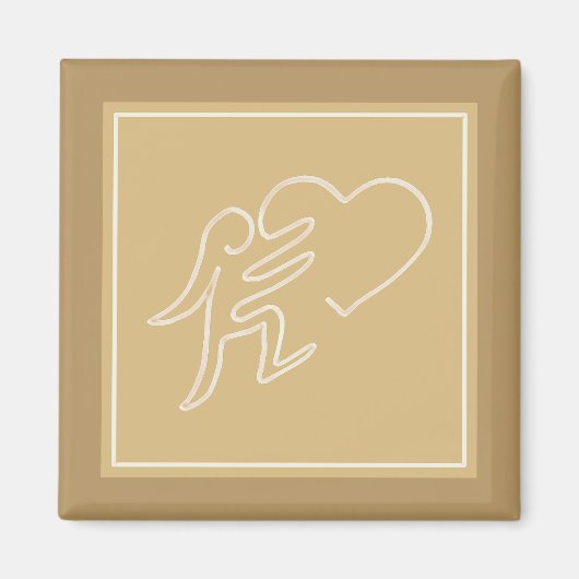 LIEFDE (HONING) MAGNEET (Voorkant)