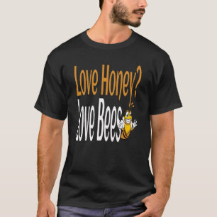 Liefde honingbijen Humoureuze honingbijenteelt Quo T-shirt