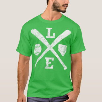  LIEFDE Honkbal Softbal Lover Honkbal Moeder T-shirt