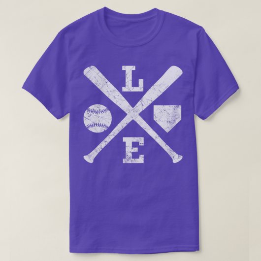  LIEFDE Honkbal Softbal Lover Honkbal Moeder T-shirt (Design voorkant)