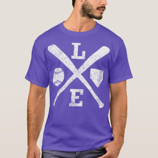 LIEFDE Honkbal Softbal Lover Honkbal Moeder T-shirt