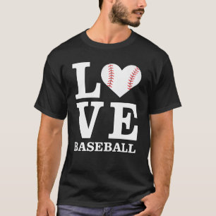 Liefde honkbal t-shirt