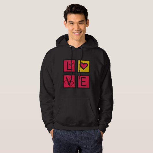 liefde hoodie (Voorkant volledig)