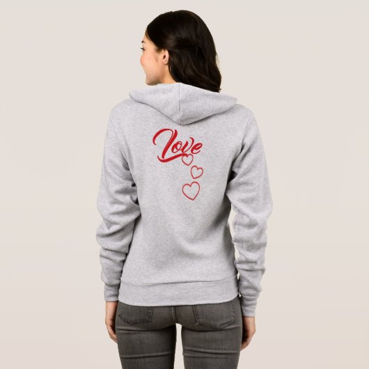 Liefde hoodie (Achterkant volledig)