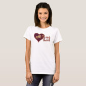 Liefde Hoof Beats T-shirt (Voorkant volledig)