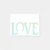 Liefde Hoofd Groen Post-it® Notes (Voorkant)