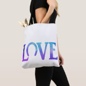 Liefde Hoofd Paars Tote Bag (Dichtbij)