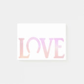 Liefde Hoofd Rood Post-it® Notes (Voorkant)