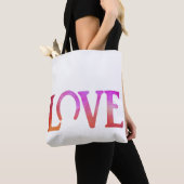 Liefde Hoofd Rood Tote Bag (Dichtbij)