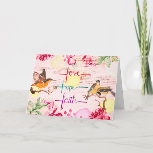 Liefde, Hoop, Faith Kaarten (Voorkant)