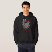 Liefde Hoop Geloof In Mei Draag we Red Survivor St Hoodie (Voorkant volledig)