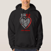 Liefde Hoop Geloof In Mei Draag we Red Survivor St Hoodie (Voorkant)