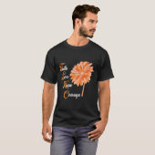 Liefde Hoop Moed Aml Leukemie Bewustzijn T-shirt (Voorkant volledig)