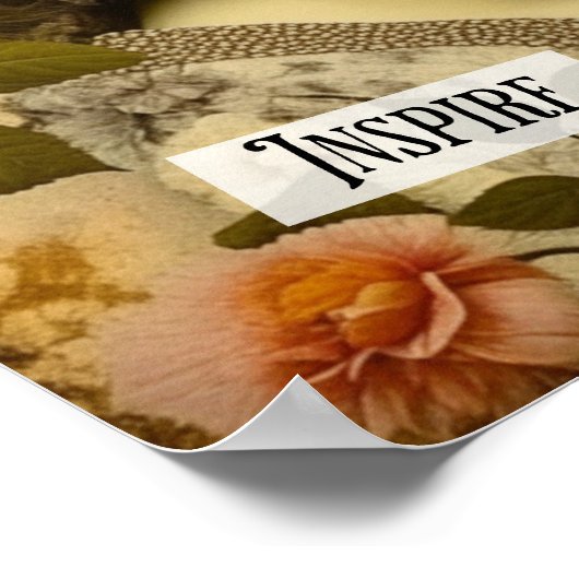 Liefde, Hoop, Schoonheid Inspirerend  Vrouw Poster (Hoek)