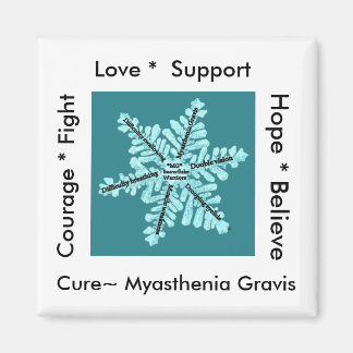 Liefde / Hoop / Vecht / Genezing - Myasthenia Bewu Magneet