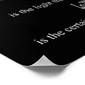 Liefde, hoop, vrede, geloof poster (Hoek)