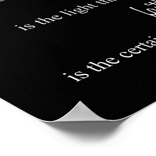 Liefde, hoop, vrede, geloof poster (Hoek)