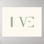 Liefde horizontaal Poster (Voorkant)