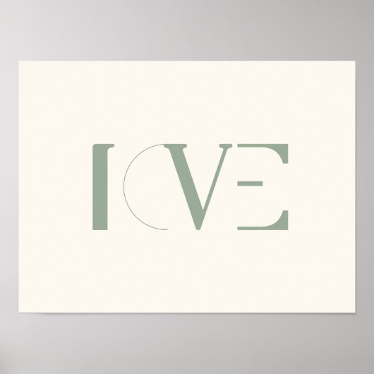 Liefde horizontaal Poster (Voorkant)