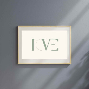 Liefde horizontaal Poster
