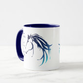 Liefde HORSES, zo veel als ik Mok van citaten vind (Voorkant links)