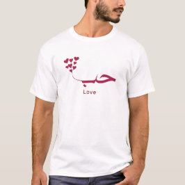 Liefde - Houb - ح ب in Arabische kalligrafie T-shirt