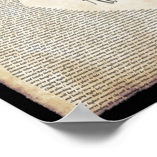 Liefde houdt ons in leven in het Man Lady Dancing Poster (Hoek)